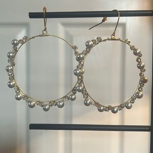 Amrita Singh hoop earrings